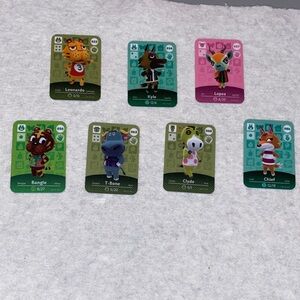 Animal Crossing New Horizons Amiibo Cards Set